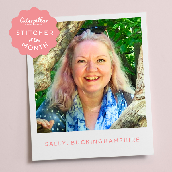Stitcher of the Month November 2023 Caterpillar Cross Stitch