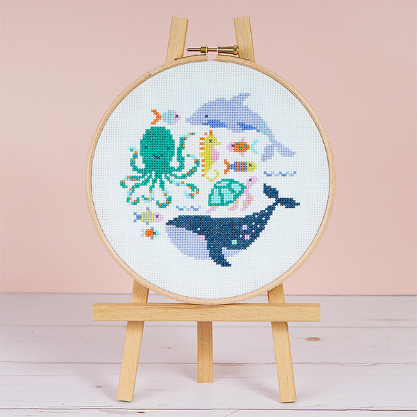 Caterpillar Club Box 13 Ocean Wonder Caterpillar Cross Stitch