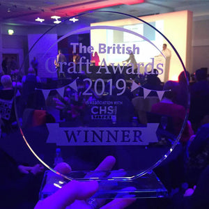 BRITISH CRAFT AWARDS 2019 - WE WON!