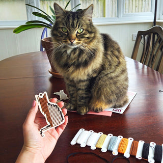 Craft for Cats - Caterpillar Cross Stitch x Cats Protection!