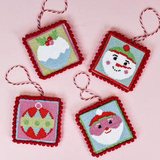 How to Cross Stitch on a Plastic Canvas to Create a Christmas Ornament
