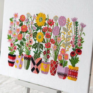 How to Cross Stitch Flowers in the Most Unusual Wedding Season of All Time