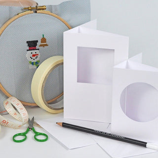 Cross Stitch Christmas card - not yet assembled