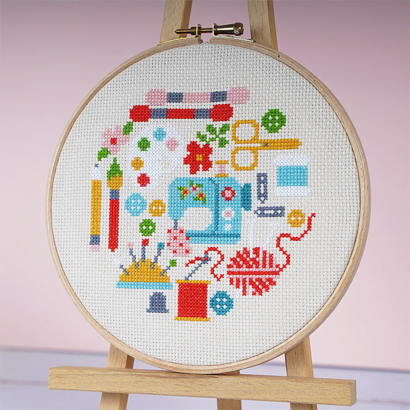 How to cross stitch a ready-made Target bag - Stitched Modern