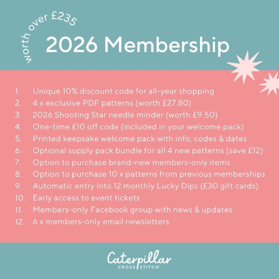 All-Star Stitcher Membership Subscription Benefits