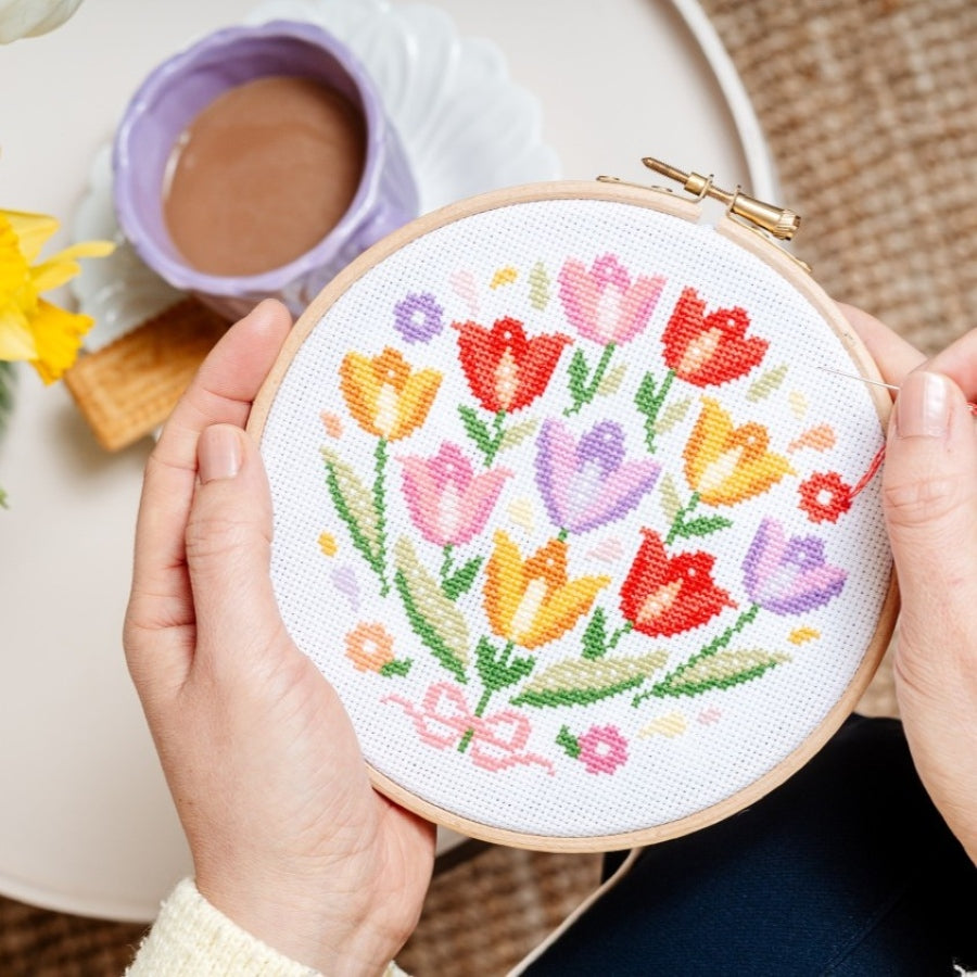 Timeless Tulips - Cross Stitch Pattern