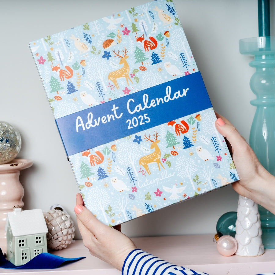 2025 Advent Calendar Box being held up