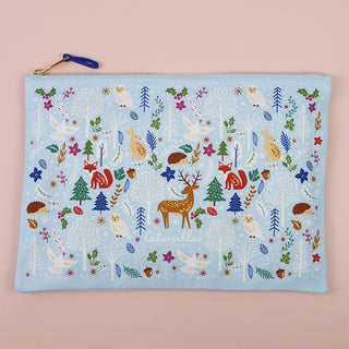 Frosted Woodland Project Bag