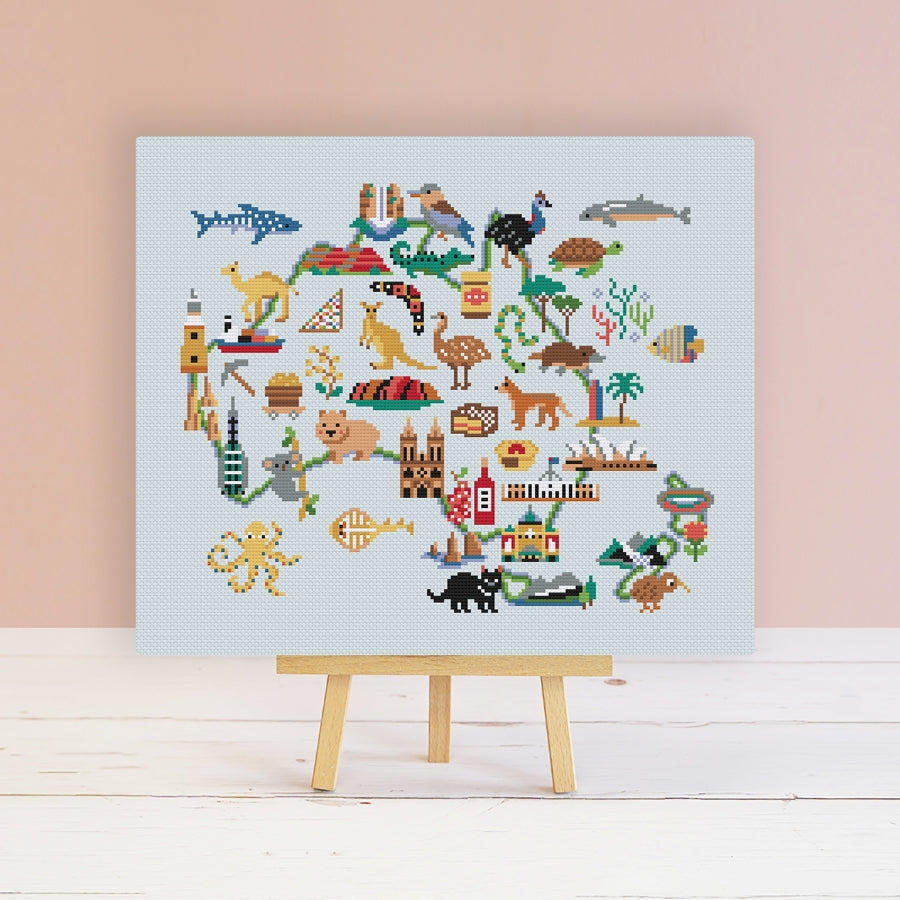 Australasian Adventure Cross Stitch Kit