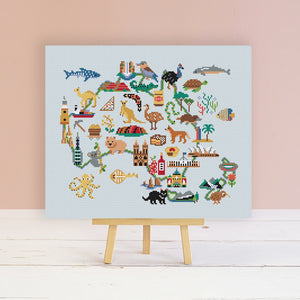 Australasian Adventure Cross Stitch Kit