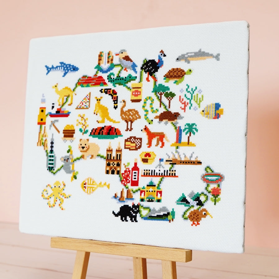 Australasian Adventure Cross Stitch Kit