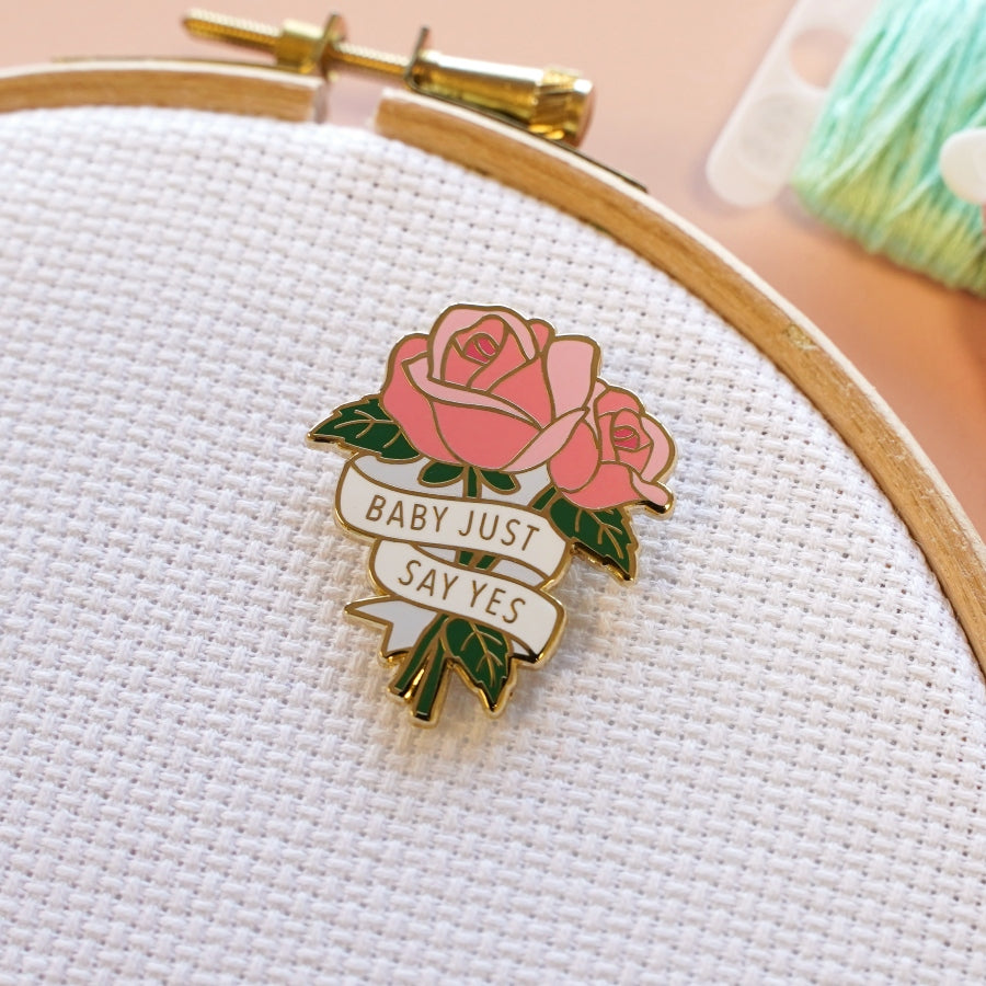 Baby Just Say Yes Needle Minder