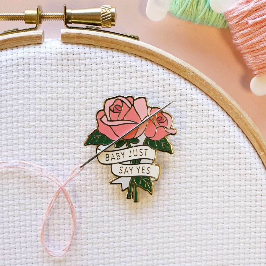 Baby Just Say Yes Needle Minder