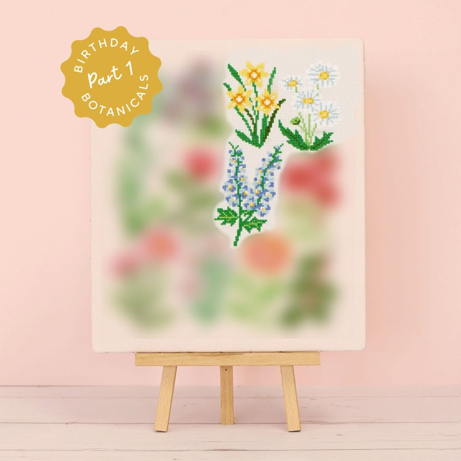Birthday Botanicals Cross Stitch-a-Long