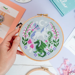 Box 30 Foxgloves and Fantasy Cross Stitch Subscription Box