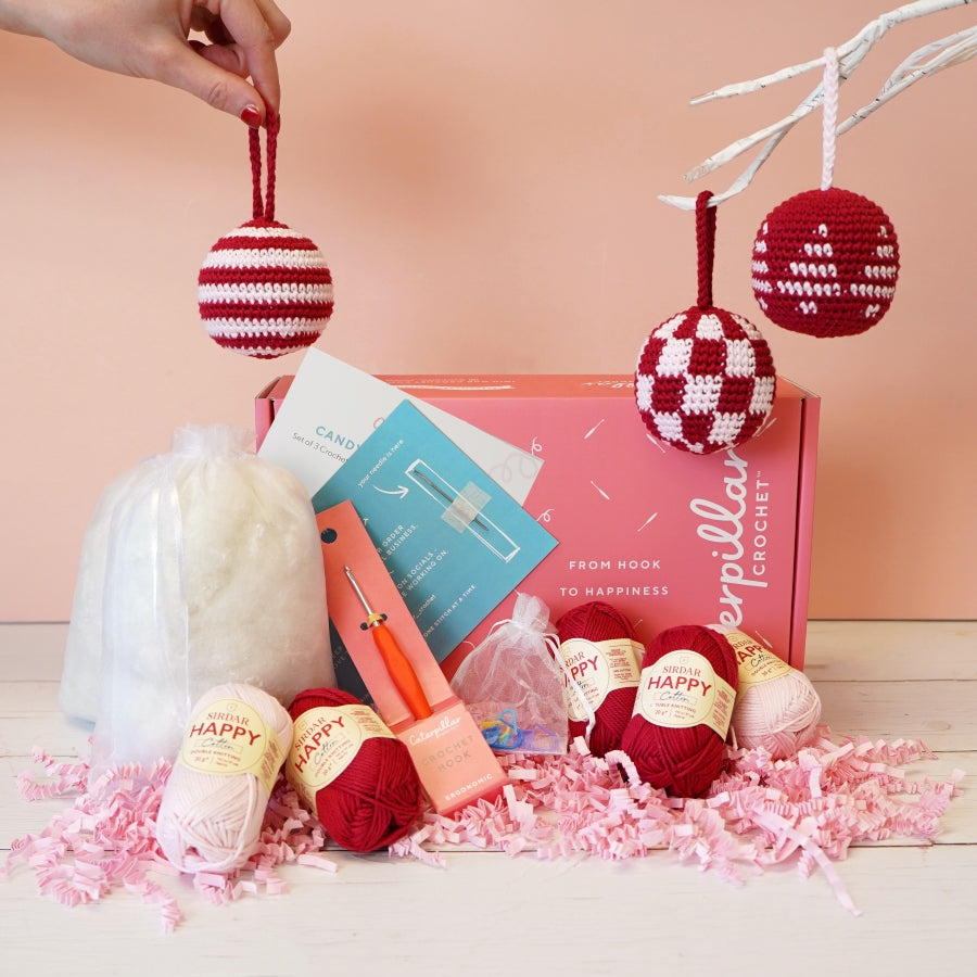 Crochet Your Own Christmas Tree Baubles – A Beginner-Friendly Craft Kit