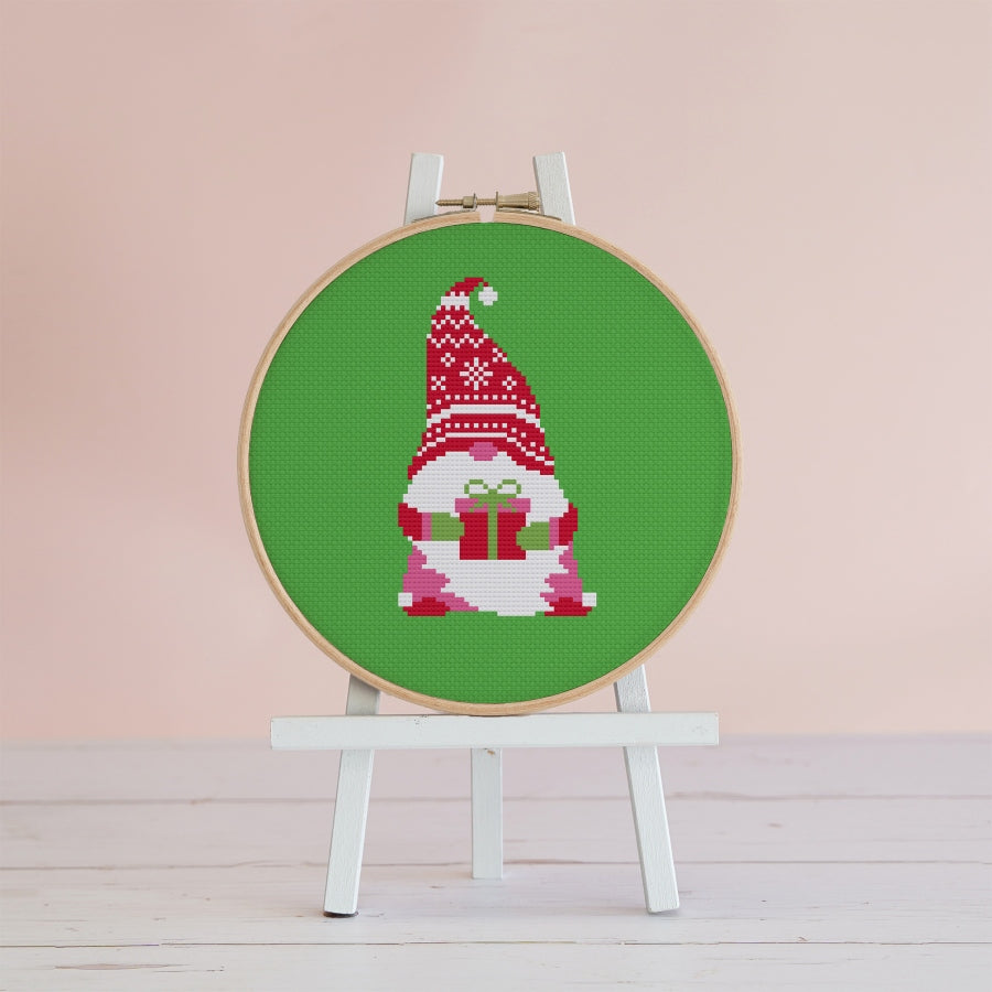 Christmas Gonk Cross Stitch Pattern