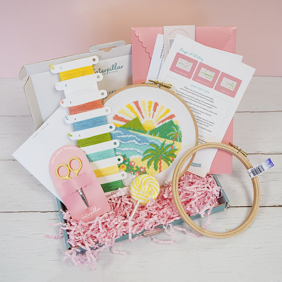 Coastal Peaks Cross Stitch Craft Kit