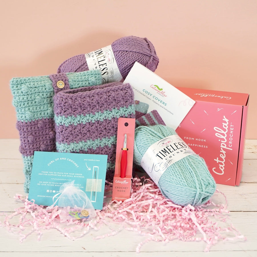 Cosy Covers Crochet Kit - Book & Tablet Covers