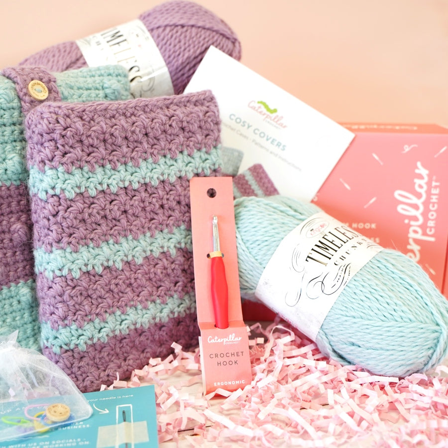 Cosy Covers Crochet Kit - Book & Tablet Covers