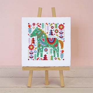 Dala Horse Cross Stitch Pattern
