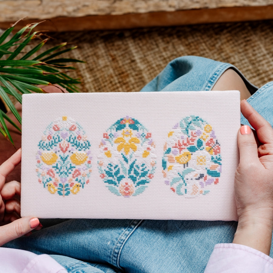 Easter Eggstravaganza Cross Stitch Kit