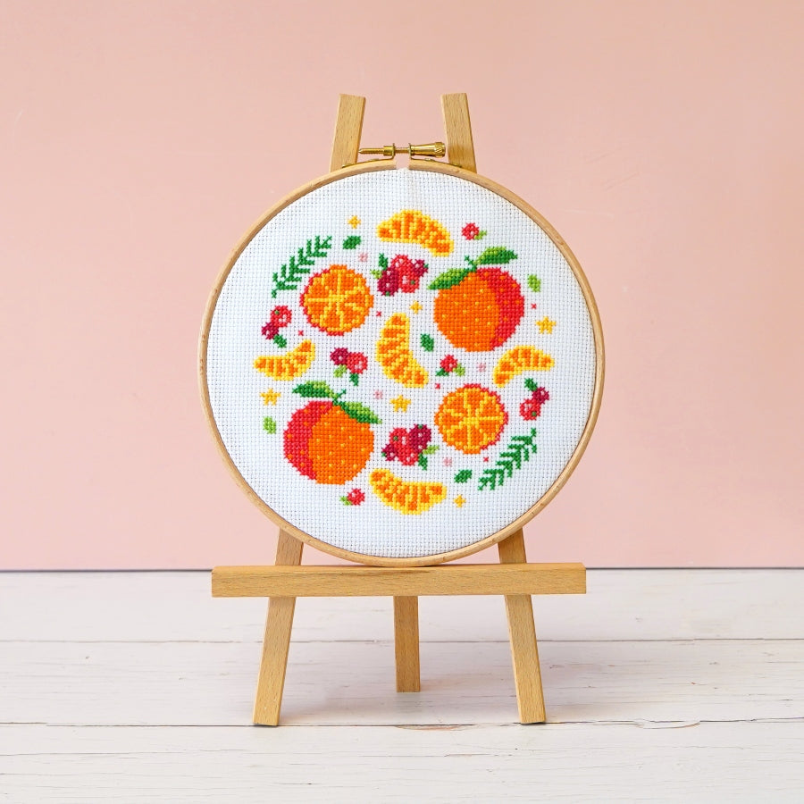 Festive Fruits PDF Cross Stitch Pattern