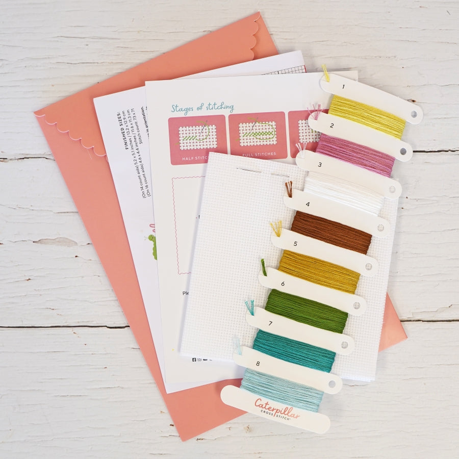 outdoors adventure cross stitch project