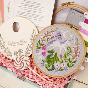 Box 30 Foxgloves and Fantasy Cross Stitch Subscription Box 