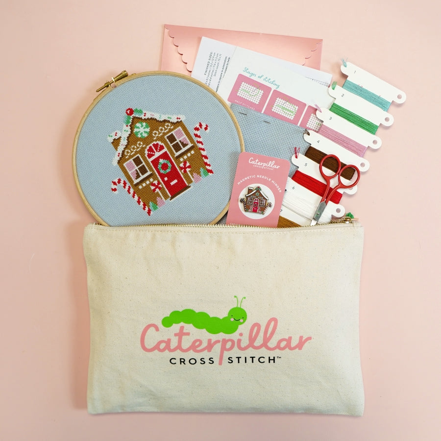 Gingerbread Cottage Cross Stitch Starter Pack
