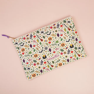 Hello-ween A4 Canvas Project Bag