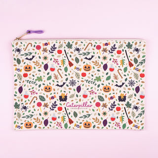 Hello-ween A4 Canvas Project Bag