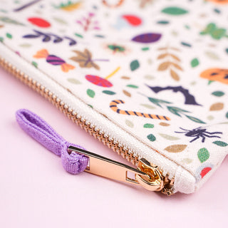 Hello-ween A4 Canvas Project Bag Zip Pull