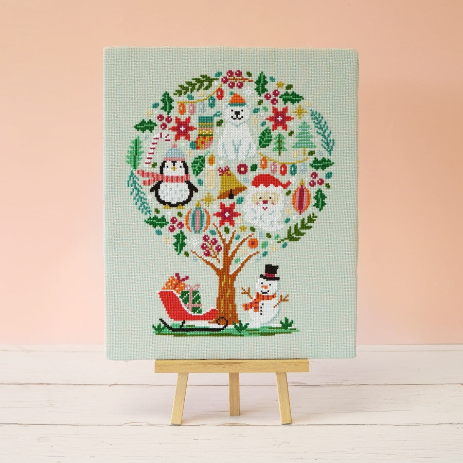 Christmas-Themed Cross Stitch Kits & Accessories