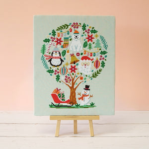 Hello Holly Cross Stitch Pattern