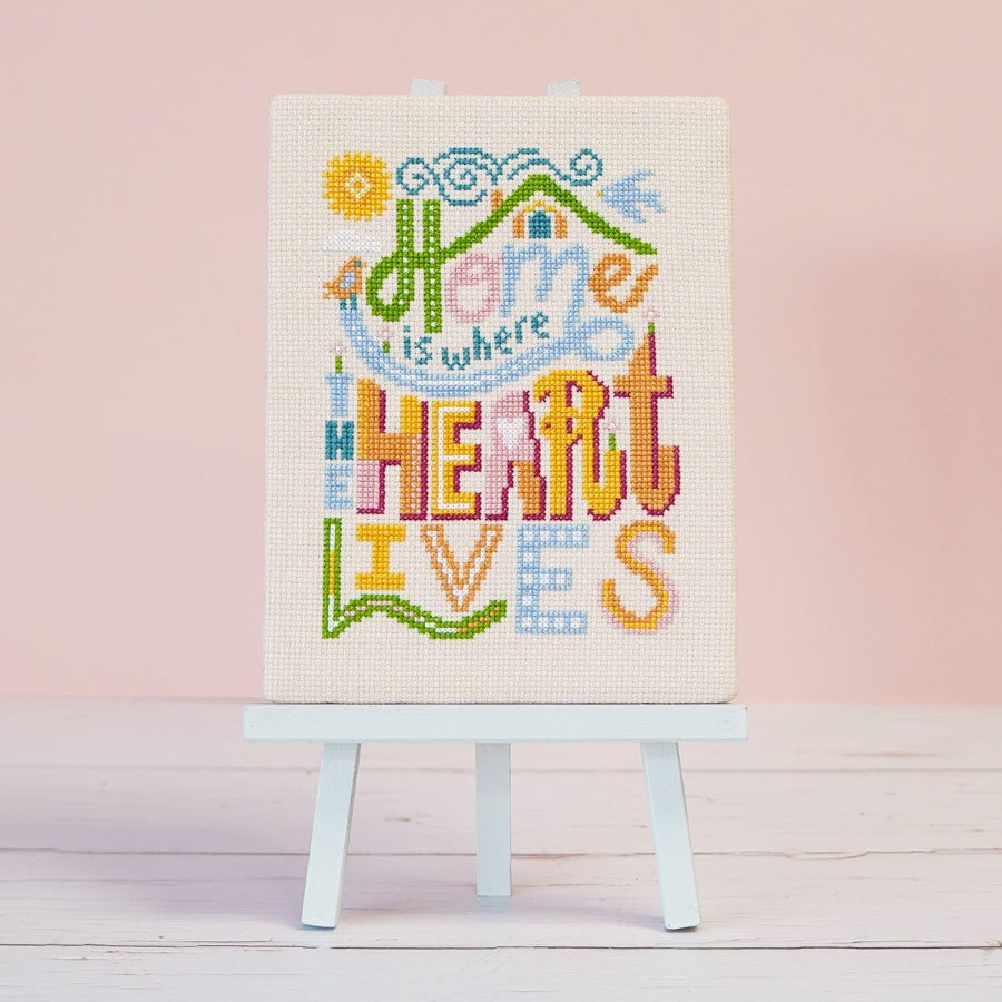 Home & Heart - Cross Stitch Kit
