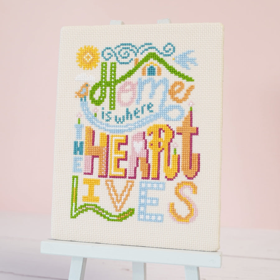 Home & Heart - Cross Stitch Kit