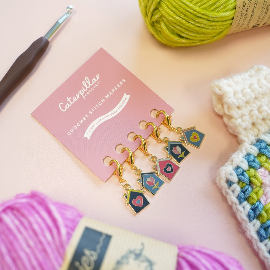 Homespun Sampler Crochet-a-Long Stitch Markers