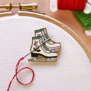 Ice Skates Needle Minder