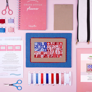 Liberty Stitches flatlay