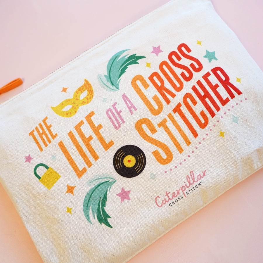 The Life of a Cross Stitcher Project Bag