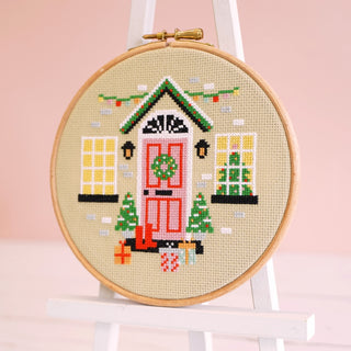 Mistletoe Lane Cross Stitch PDF Pattern