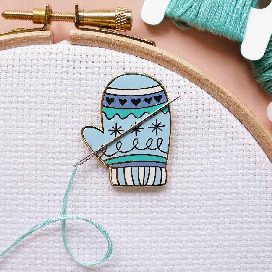 Mitten needle minder