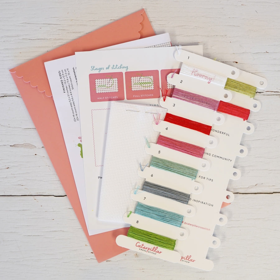 Noel Holly Wreath Cross Stitch Kit