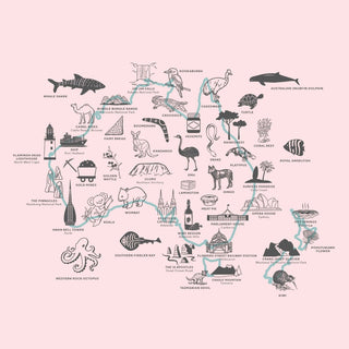 Australasian Adventure landmark and motif guide