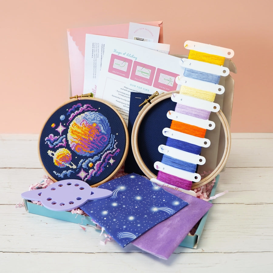Caterpillar Cross Stitch Subscription Box