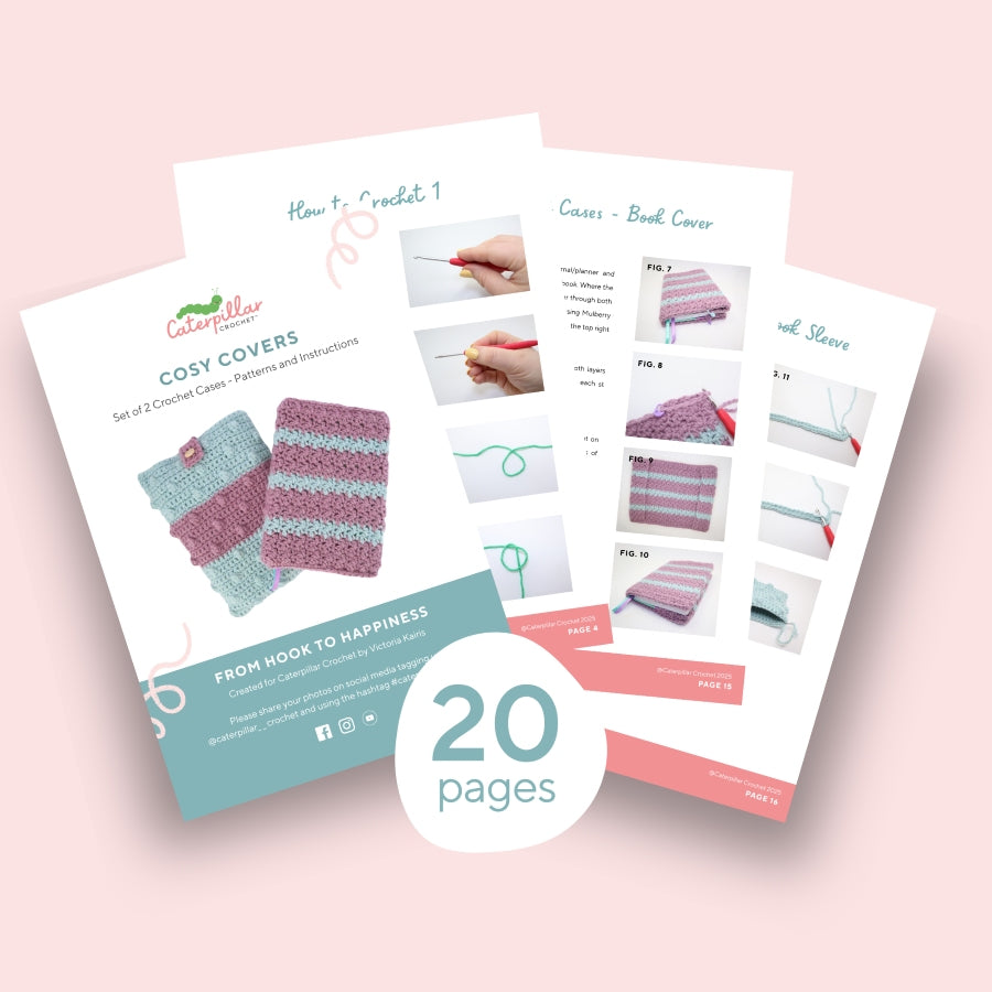 Cosy Covers Crochet Kit - Book & Tablet Covers