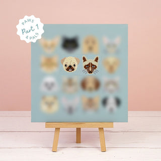 Paws & Pals Cross Stitch-a-Long