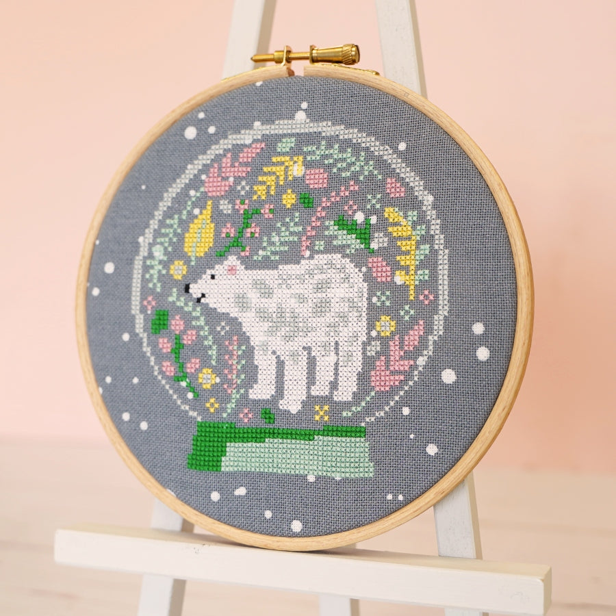 Polar Globe Cross Stitch PDF Pattern