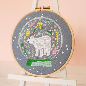 Polar Globe Cross Stitch PDF Pattern